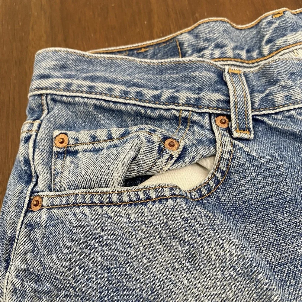 VTG 1999 Levi's 550 Jeans Men's 34x29 Blue Relaxed Fit Straight Leg Denim Y2K